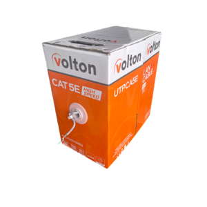 VOLTON CABLE UTP CAT5E GRIS ALEACION ALUMINIO/COBRE (ROLLO)(305MT)