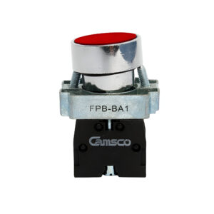 CAMSCO FPB-BA2 PULSADOR ROJO METAL 22MM 1NC