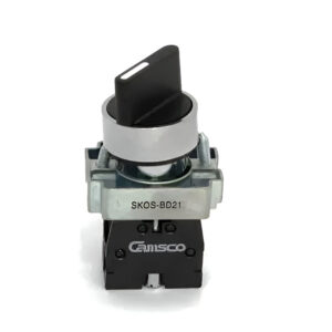 CAMSCO LKOS-BJ21 SELECTOR 2 POSICIONES 22MM 1NA METALICO
