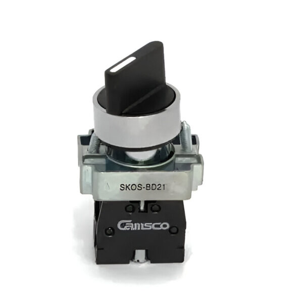 CAMSCO LKOS-BJ21 SELECTOR 2 POSICIONES 22MM 1NA METALICO