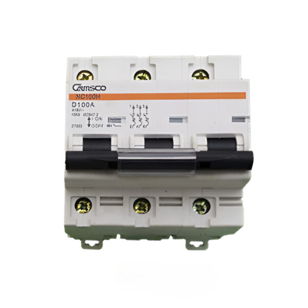 CAMSCO NC-100H 3P-100A BREAKER RIEL DIN 3P 100A