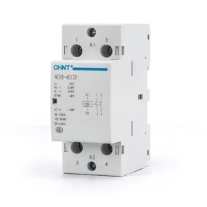 CHINT NCH8-40/20 2P 40A CONTACTOR ALUMBRADO 220V 60HZ 2NA RIEL DIN