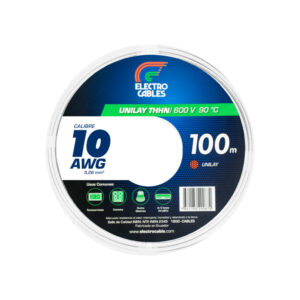 ELECTROCABLES THHN UNILAY FLEX #10 AWG (ROLLO)