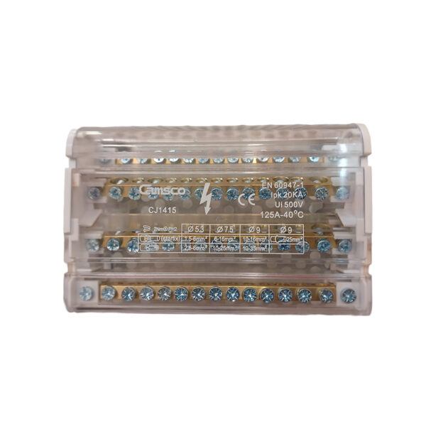CAMSCO CJ1415 BLOQUE DISTRI P/RIEL 4 POLOS 15H 125A
