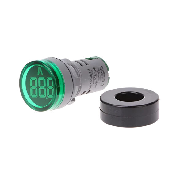 CNC AD16-22DAM LUZ PILOTO AMPERIMETRO VERDE 22MM