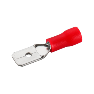TERMINAL MACHO 1/4 ROJO 22-18 V-1513