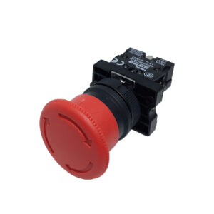 CAMSCO LMB-ES5 PULSADOR EMERGENCIA 22MM ROJO PLASTICO T/HONGO C/RETENCION 40MM