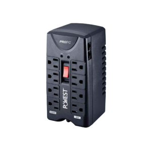 POWEST REGULADOR DE VOLTAJE PROPC 1000VA 600W 8 TOMAS 337862