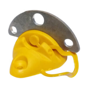 Aislador tipo broche portillo
